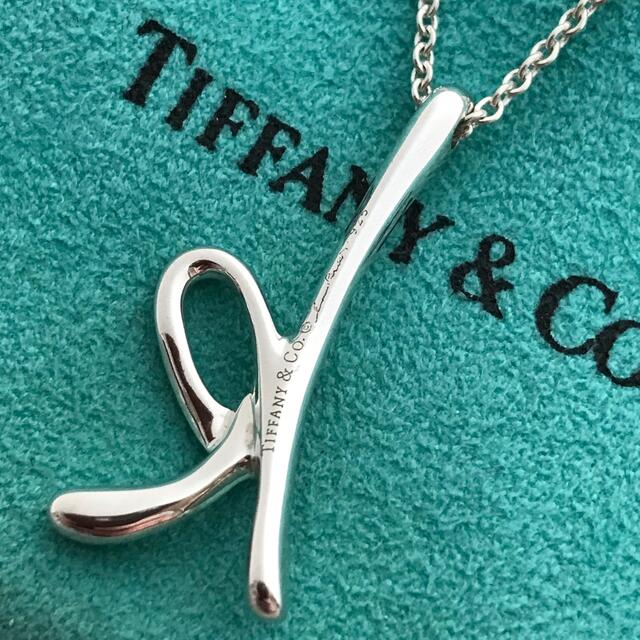 Tiffanyラージイニシャルk ネックレス 美品