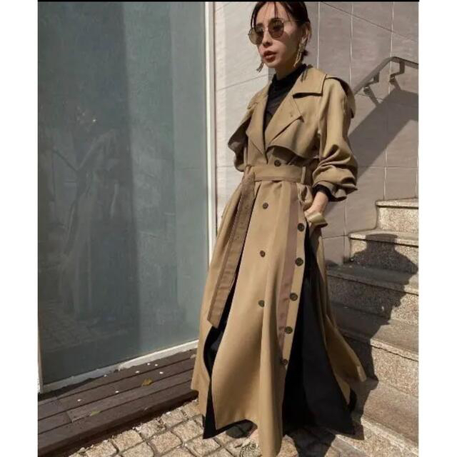 Ameri VINTAGE - MINIMAL FLARE LONG TRENCH COAT アメリヴィンテージ ...