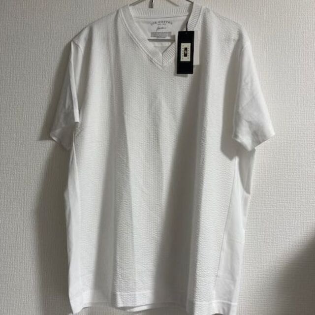 【新品】ジョセフアブード サッカーX天竺 カットソー Vネックシャツ メンズのトップス(Tシャツ/カットソー(半袖/袖なし))の商品写真