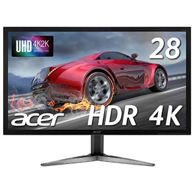 Acerゲーミングモニター 28インチ 4K KG281KAbmiipx