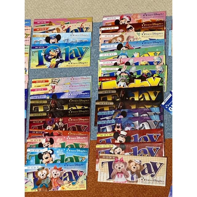 【ディズニーシー】TODAYとガイドブック4年分78冊セット