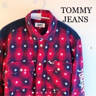 トミーヒルフィガー(TOMMY HILFIGER)のTOMMY JEANS トミー ジーンズ　ネルシャツ総柄　トミーヒルフィガー　(シャツ)