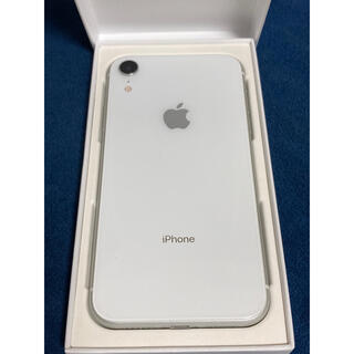 新品！iPhoneXr 白　ホワイト　64GB SIMフリー