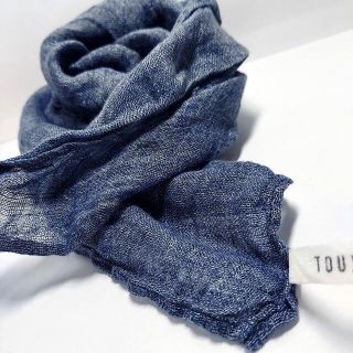 きましてあ j.s Luxe購入 toujours カシミア リネンストール ショール