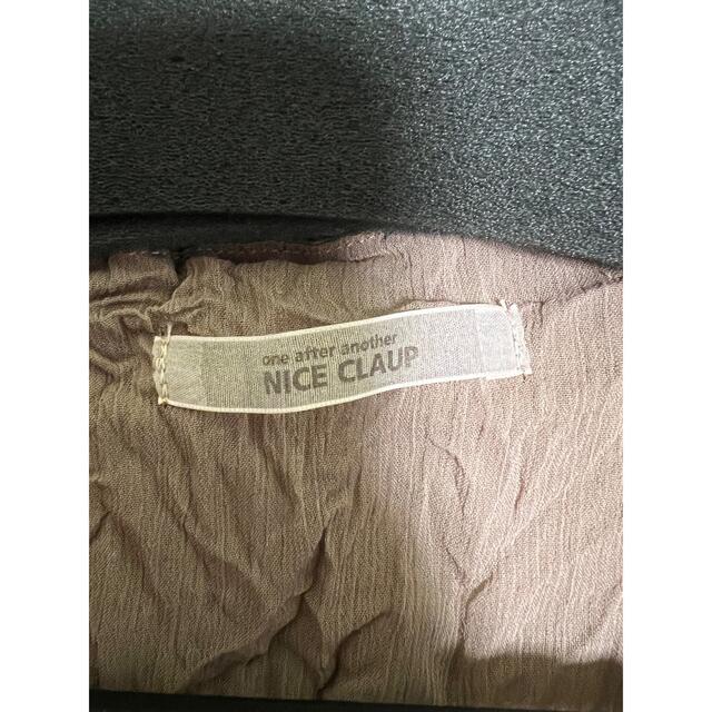 NICE CLAUP(ナイスクラップ)のNICE CLUP  ブラウスワンピース レディースのスカート(ひざ丈スカート)の商品写真