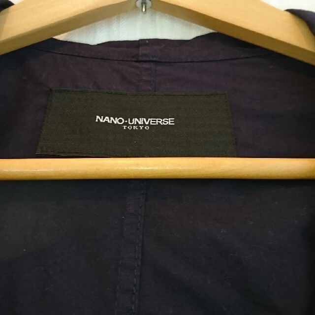 nano・universe(ナノユニバース)の新品 タグ付 ナノ・ユニバース nano・universe フード トレンチ メンズのジャケット/アウター(トレンチコート)の商品写真