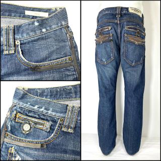 タヴァニティソージーンズ(TAVERNITI SO JEANS)のタバニティー ソー ジーンズ ストレート ストレッチ サイズ32 84cm(デニム/ジーンズ)