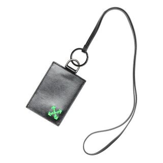 オフホワイト(OFF-WHITE)のOff-White オフホワイト BADGE HOLDER レザー カードケース(名刺入れ/定期入れ)