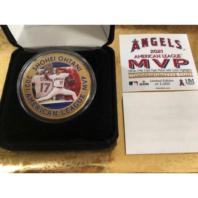 2021年大谷翔平 AL MVP獲得記念ゴールドコイン(数量限定:3,000個