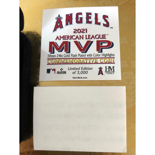 限定3000個 2021年大谷翔平 AL MVP獲得記念コイン 限定3000個 2021年大谷翔平 AL MVP獲得記念コイン