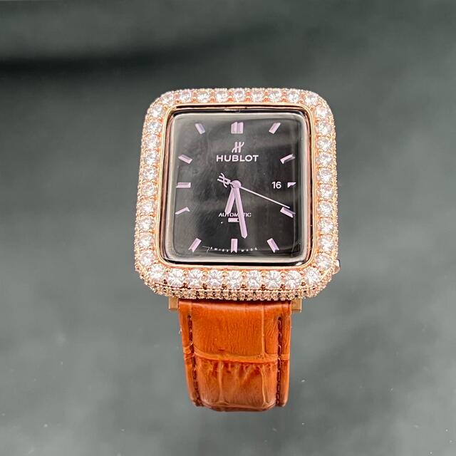 Apple Watch - 42mm38mm用 アップルウォッチカスタムローズベゼル
