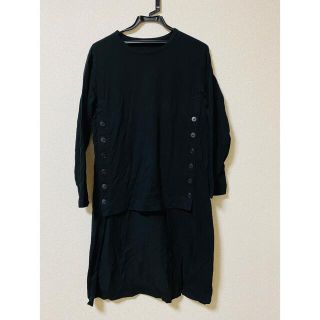 ヨウジヤマモト(Yohji Yamamoto)のyohji yamamoto ボタントップス(Tシャツ/カットソー(七分/長袖))