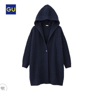 ジーユー(GU)のりんご様専用★GU★ケーブルコーディガン完売Sサイズ(ニットコート)