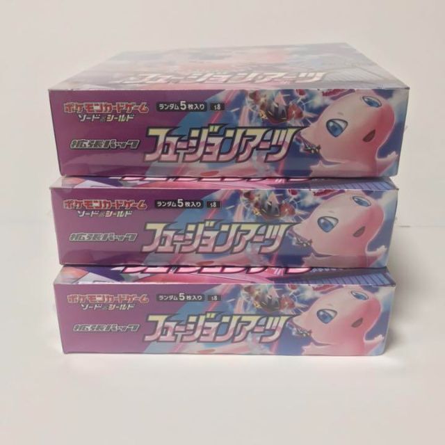 フュージョンアーツ 1box シュリンク付き　ダイマックスミュウスリーブ、ケース