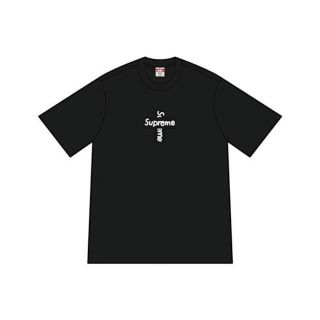 シュプリーム(Supreme)のSupreme Cross Box Logo Tee ブラック S 新品未使用(Tシャツ/カットソー(半袖/袖なし))