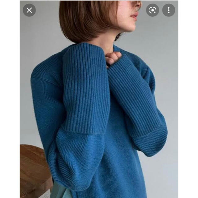 CLANE(クラネ)のsold out！！CLANE  SLANT CUT KNIT TOPS  2 レディースのトップス(ニット/セーター)の商品写真