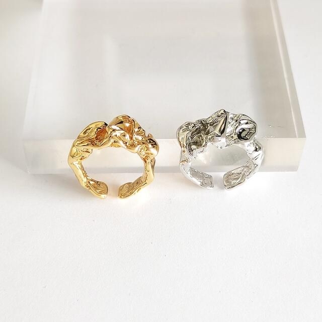 上品 綺麗 指輪 ゴールド シルバー アンニュイ ビンテージ プレゼント リング レディースのアクセサリー(リング(指輪))の商品写真