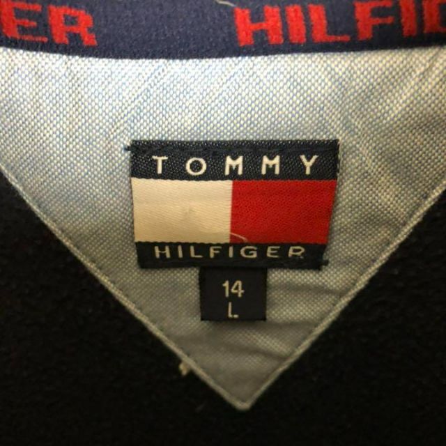 訳あり HILFIGER TOMMY - トミーヒルフィガー フリースジャケット 刺繍ロゴ ヴィンテージ レア TOMMY ブルゾン