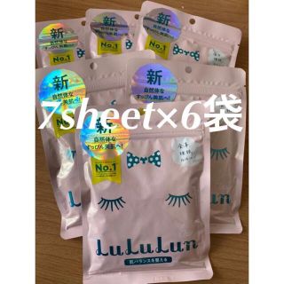 LuLuLun フェイスマスク　ピンクのルルルン　7sheet×6袋(パック/フェイスマスク)