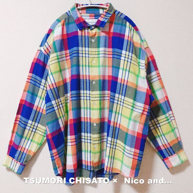 TSUMORI CHISATO - 【TSUMORI CHISATO×NICO AND】コラボ キラネコ柄 シャツ