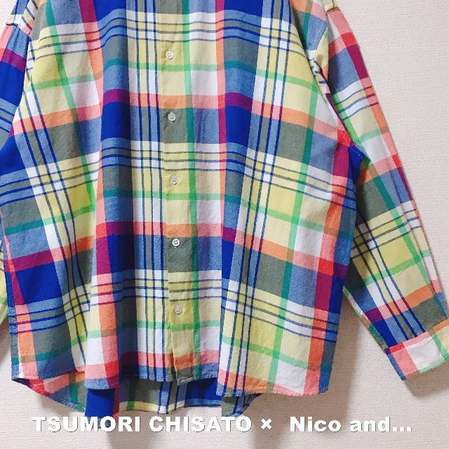 TSUMORI CHISATO(ツモリチサト)の【TSUMORI CHISATO×NICO AND】コラボ キラネコ柄 シャツ レディースのトップス(シャツ/ブラウス(長袖/七分))の商品写真