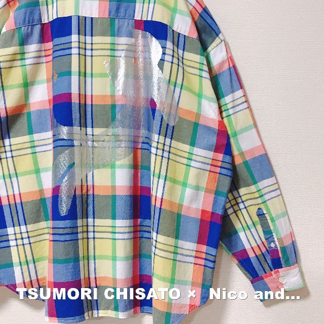 TSUMORI CHISATO(ツモリチサト)の【TSUMORI CHISATO×NICO AND】コラボ キラネコ柄 シャツ レディースのトップス(シャツ/ブラウス(長袖/七分))の商品写真