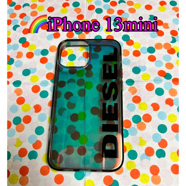 DIESEL(ディーゼル)の🌈【iPhone 13mini】DIESEL. クリアケース スマホ/家電/カメラのスマホアクセサリー(iPhoneケース)の商品写真