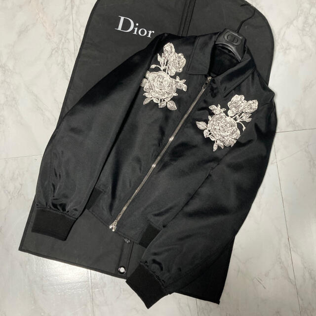 Dior homme 18ss 刺繍薔薇ブルゾン