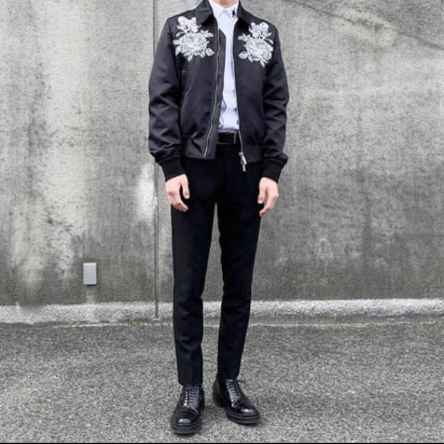 Dior homme 18ss 刺繍薔薇ブルゾン Dior homme 18ss 刺繍薔薇ブルゾン