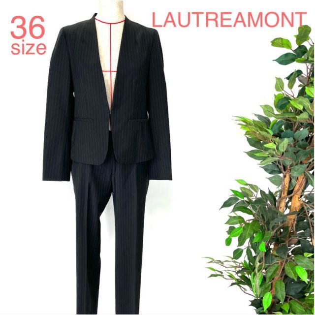 LAUTREAMONT - LAUTREAMONT ストライプセットアップスーツ パンツ