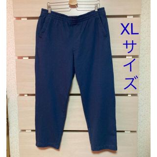 ユニクロ(UNIQLO)のユニクロ メンズ ストレッチ ワイドパンツ(ブルー)XL(ワークパンツ/カーゴパンツ)