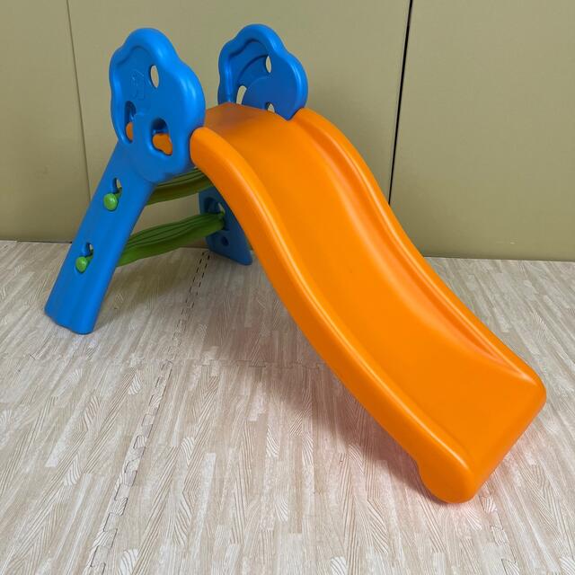 室内使用品　☆美品☆　小さな滑り台　折り畳み　分解可能　オレンジブルーグリーン 1