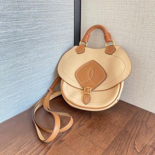 マルタンマルジェラ(Maison Martin Margiela)のラスト１【新品】メゾン マルジェラ ミニバッグ スライド サドルバッグ ベージュ(ショルダーバッグ)