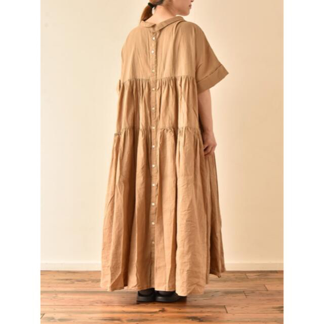 nest Robe(ネストローブ)のgauze# ティアードワンピース レディースのワンピース(ロングワンピース/マキシワンピース)の商品写真