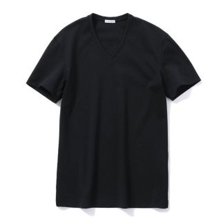 バーニーズニューヨーク(BARNEYS NEW YORK)の【新品】クロスクローゼット Suvin Platinum Vネック 白黒 ２点(Tシャツ/カットソー(半袖/袖なし))