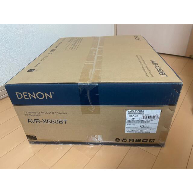 DENON(デノン)の【新品】Denon 5.2ch AVサラウンドレシーバー AVR-X550BT スマホ/家電/カメラのオーディオ機器(アンプ)の商品写真