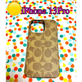 コーチ(COACH)の🟡【iPhone 13Pro】COACH レザーケース(iPhoneケース)