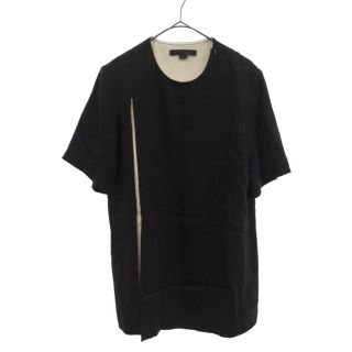 アレキサンダーワン(Alexander Wang)のALEXANDER WANG アレキサンダーワン ショルダージップ フェイクレイヤード 半袖ブラウス(その他)