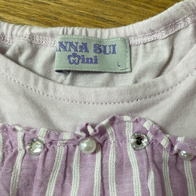 ANNA SUI mini(アナスイミニ)のANNA SUI mini   ショルダーつきノースリーブ キッズ/ベビー/マタニティのキッズ服女の子用(90cm~)(Tシャツ/カットソー)の商品写真