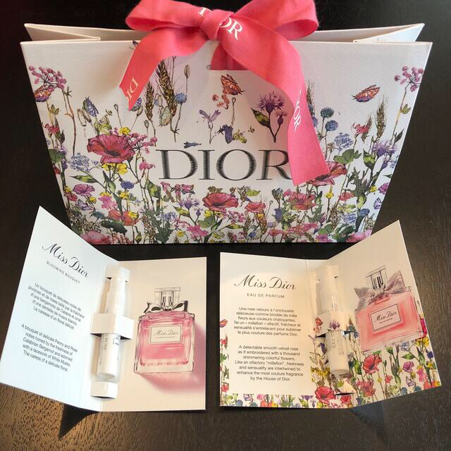 Christian Dior(クリスチャンディオール)の【新品未使用】ディオール　香水　サンプルセット　トワレ　ミニサイズ コスメ/美容の香水(香水(女性用))の商品写真