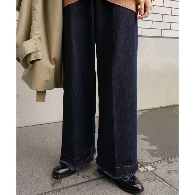 COMOLI(コモリ)のsoerte　Wide straight denim pants　サイズ3 メンズのパンツ(デニム/ジーンズ)の商品写真