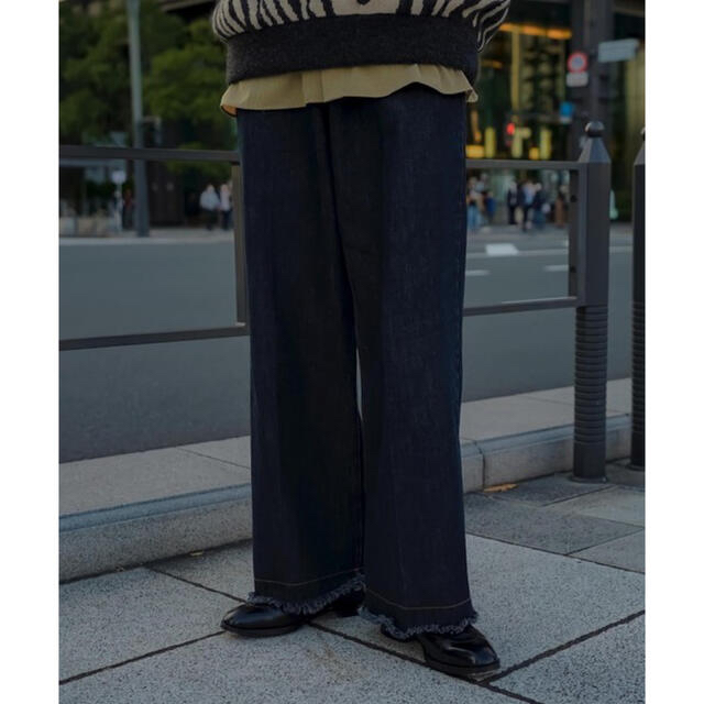 COMOLI(コモリ)のsoerte　Wide straight denim pants　サイズ3 メンズのパンツ(デニム/ジーンズ)の商品写真