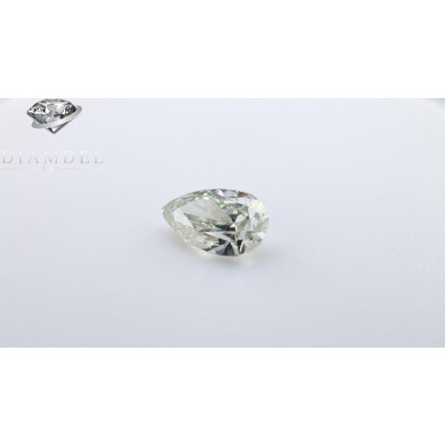 グリーンダイヤモンドルース/ F.L.G.GREEN/ 0.539 ct. 【気質アップ