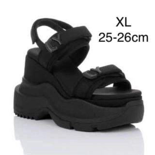 YELLO TOKYO BLACK DOUBLE SNEAKER SANDAL(サンダル)