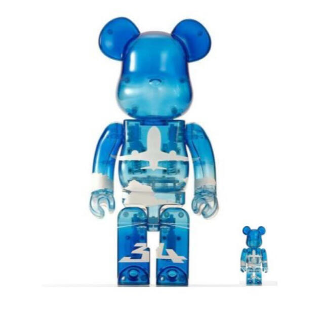 アプリで 新品 ANA BE＠RBRICK 100% & 400%の通販 by 売店｜ラクマ フィギュア