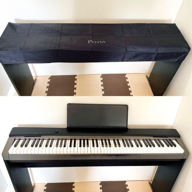 CASIO - 美品☆CASIO PX-130 Privia ブラックメタリック 電子ピアノの