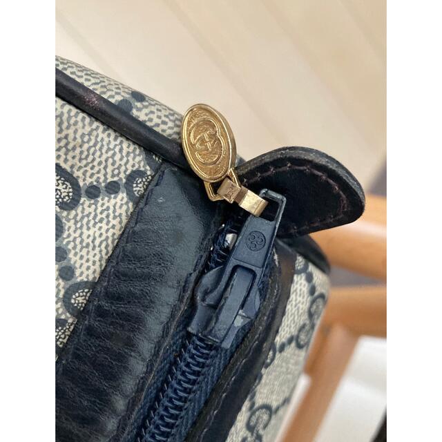 レディース 【GUCCI】オールドグッチ シェリーライン ネイビー