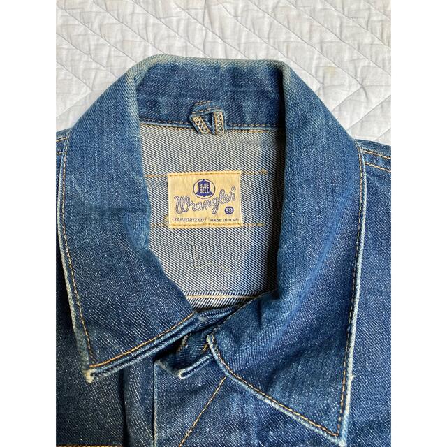 Wrangler(ラングラー)のVINTAGE  wrangler 124MJ BLUE  BELL メンズのジャケット/アウター(Gジャン/デニムジャケット)の商品写真