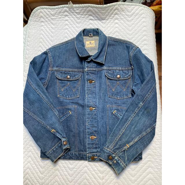 Wrangler(ラングラー)のVINTAGE  wrangler 124MJ BLUE  BELL メンズのジャケット/アウター(Gジャン/デニムジャケット)の商品写真