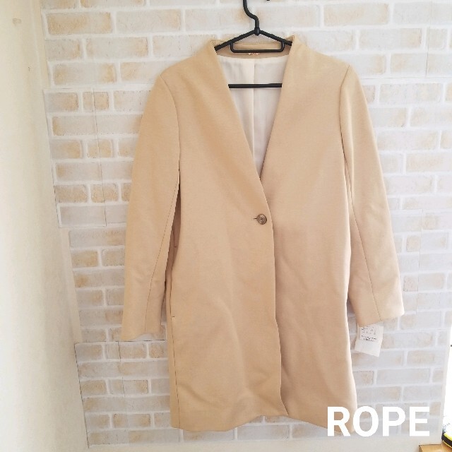 ROPE’(ロペ)のROPE タグ付き ノーカラージャケット レディースのジャケット/アウター(ノーカラージャケット)の商品写真